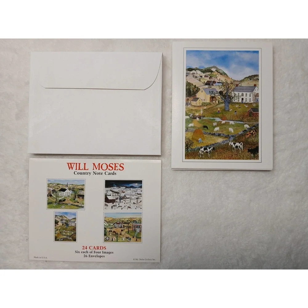 Note Card Collection By Will Moses 11 Cards 4 Images 12 Envelopes Country Scenes